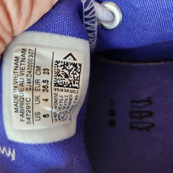 CONVERSE ALL STAR PURPULISH PRINT - Picture 3 of 9